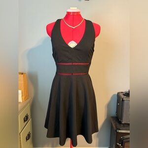 Black Halter Mini Dress